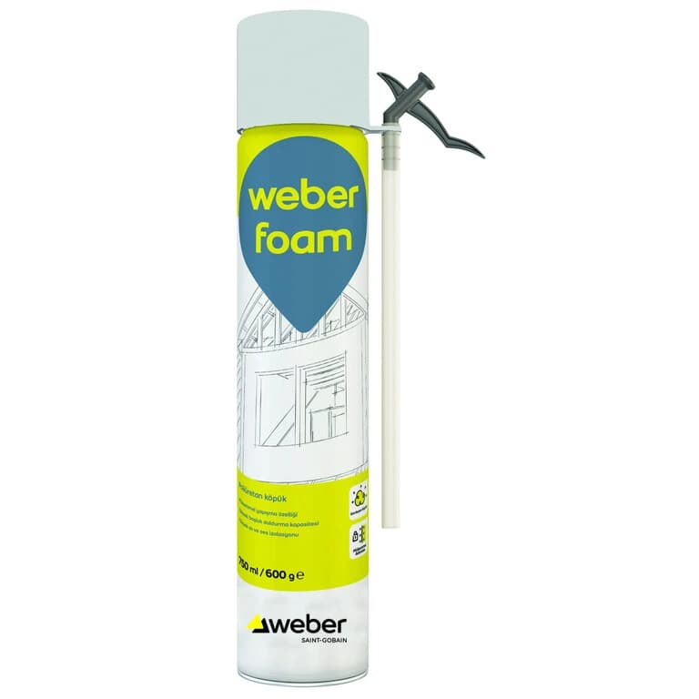 weber foam 750 ml ürün tüpü